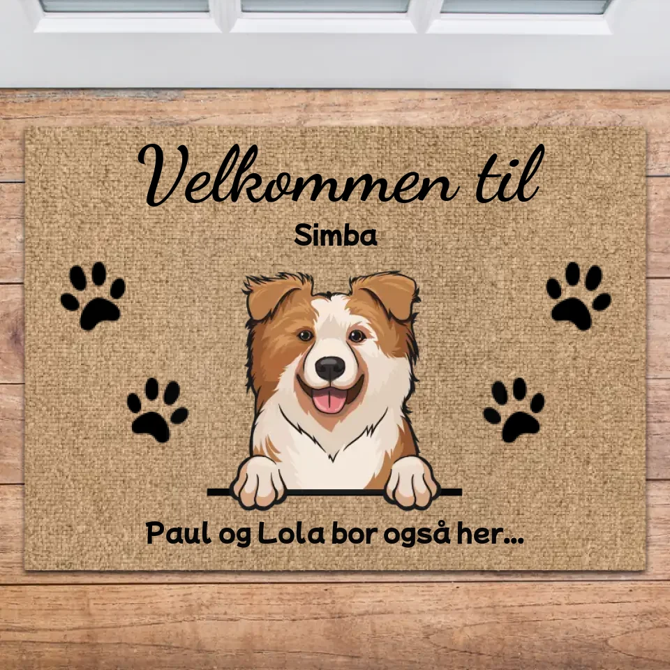 Skræddersyet dørmåtte