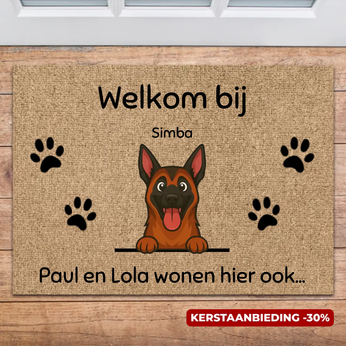 Personlig dørmåtte