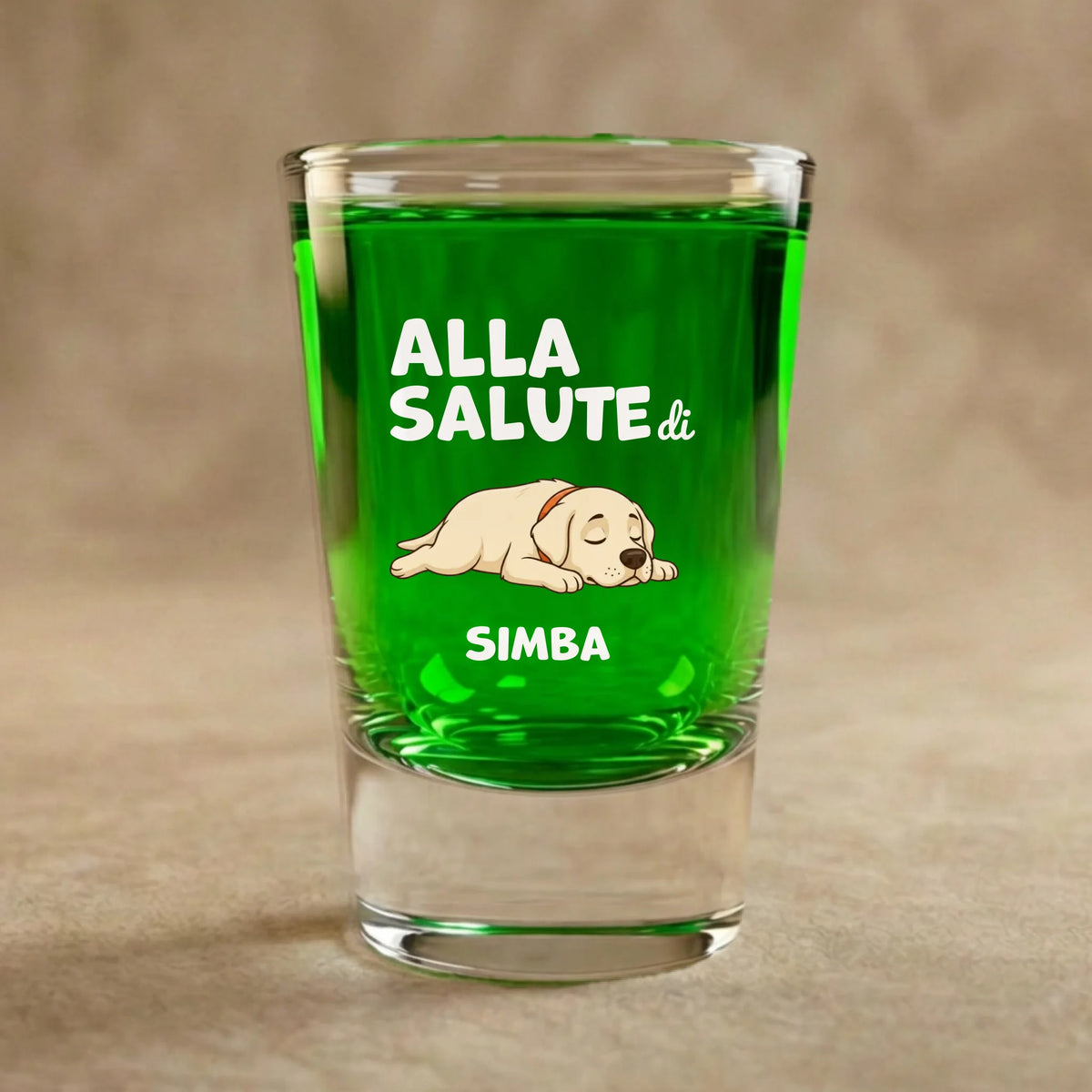 Bicchierino: "Alla salute di"