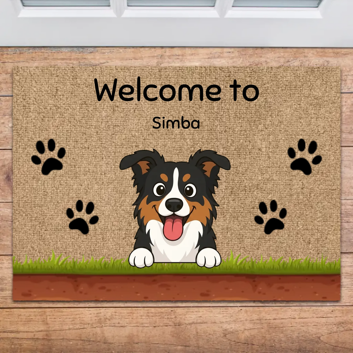 Personalized Doormat – Grass