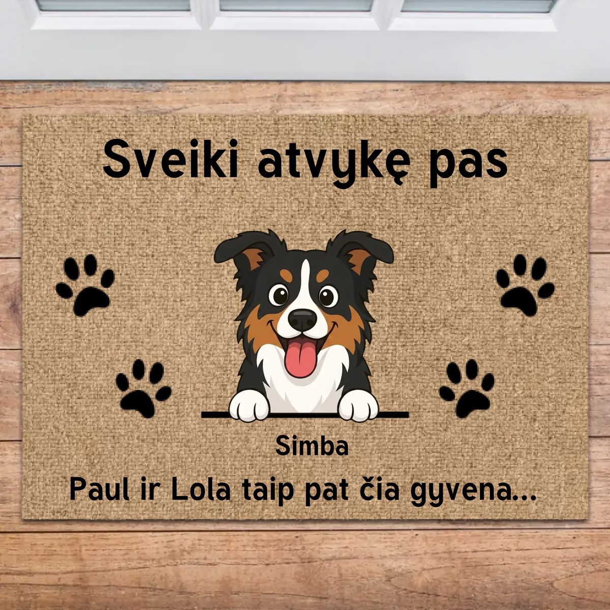 Personalizuotas durų kilimėlis