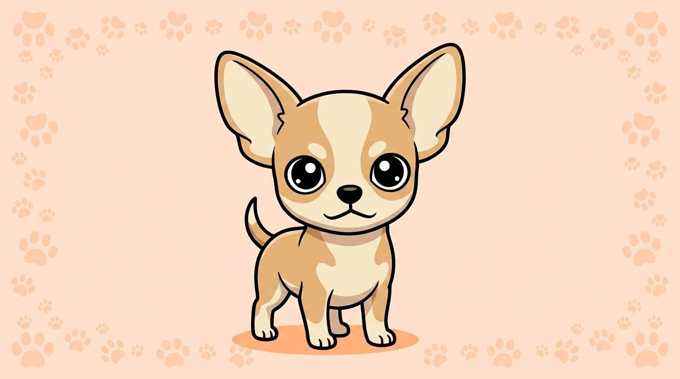 Illustration blog Draw My Pets - caractère chihuahua