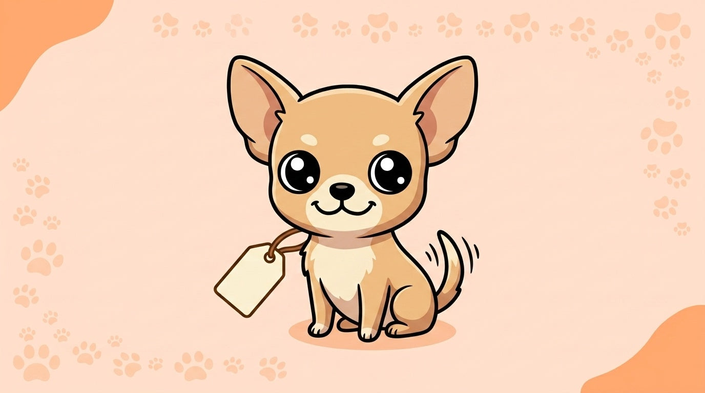 Illustration blog Draw My Pets - prix chihuahua