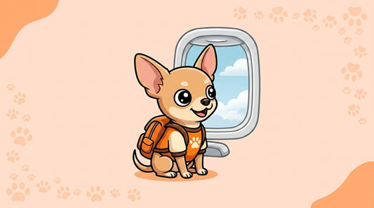 Illustration blog Draw My Pets - voyager avec un chihuahua