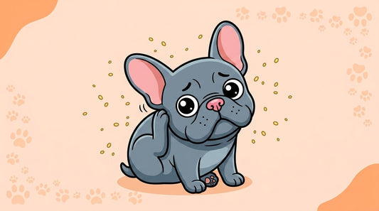 Illustration blog Draw My Pets - allergie bouledogue français
