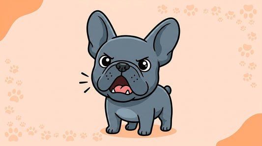 Illustration blog Draw My Pets - bouledogue français aboie
