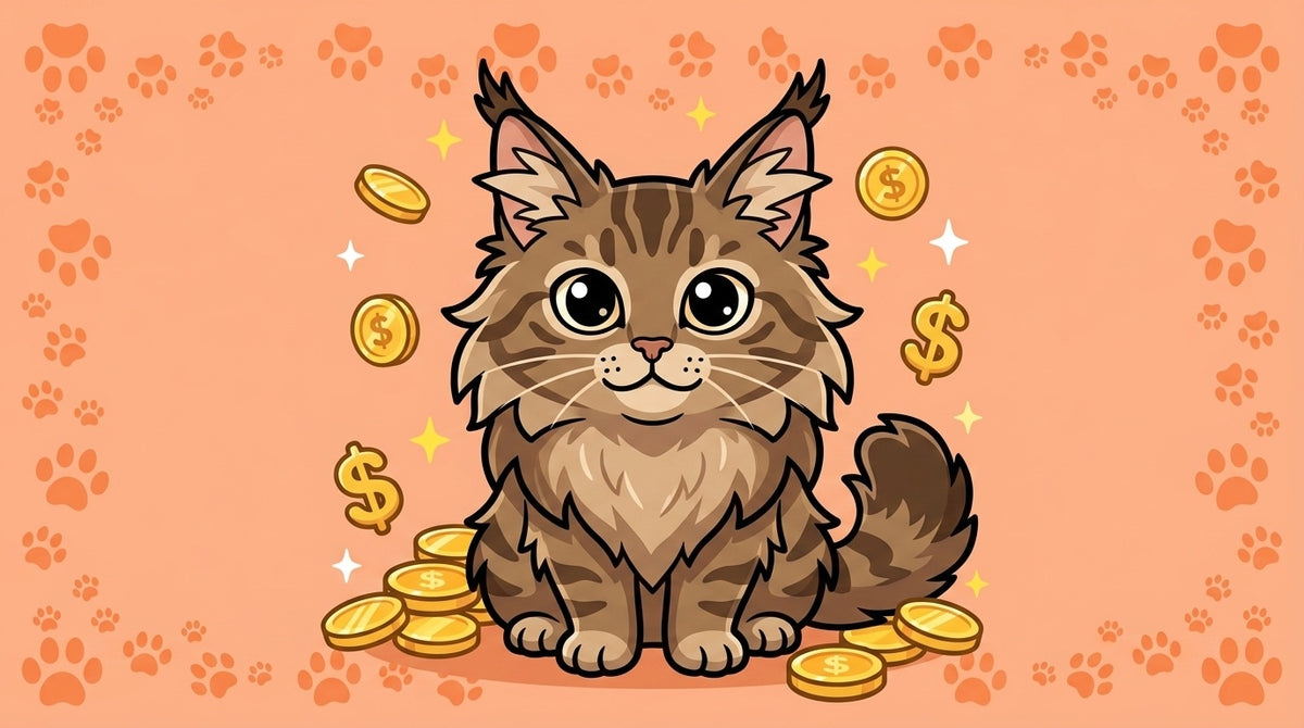 Illustration blog Draw My Pets - prix maine coon