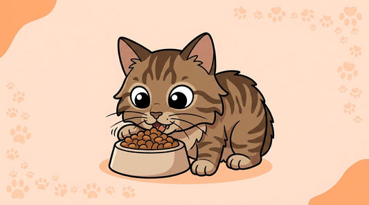 Illustration blog Draw My Pets - croquettes maine coon