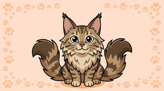 Illustration blog Draw My Pets - maine coon croisé