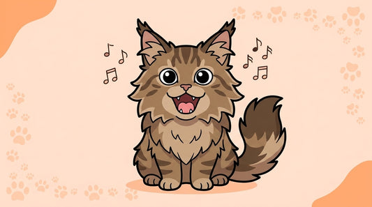 Illustration blog Draw My Pets - maine coon miaulement