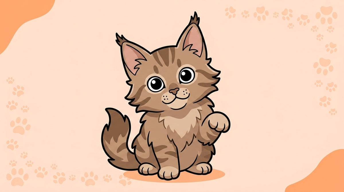 Illustration blog Draw My Pets - maine coon male ou femelle