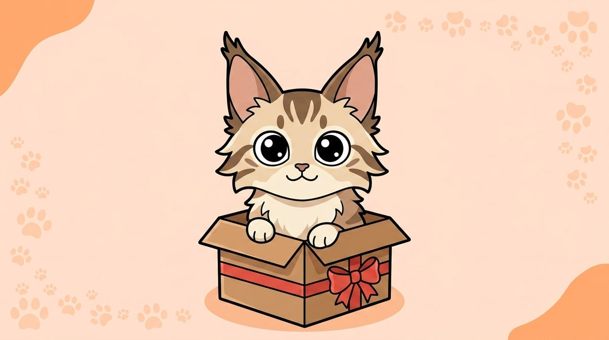 Illustration blog Draw My Pets - adopter maine coon
