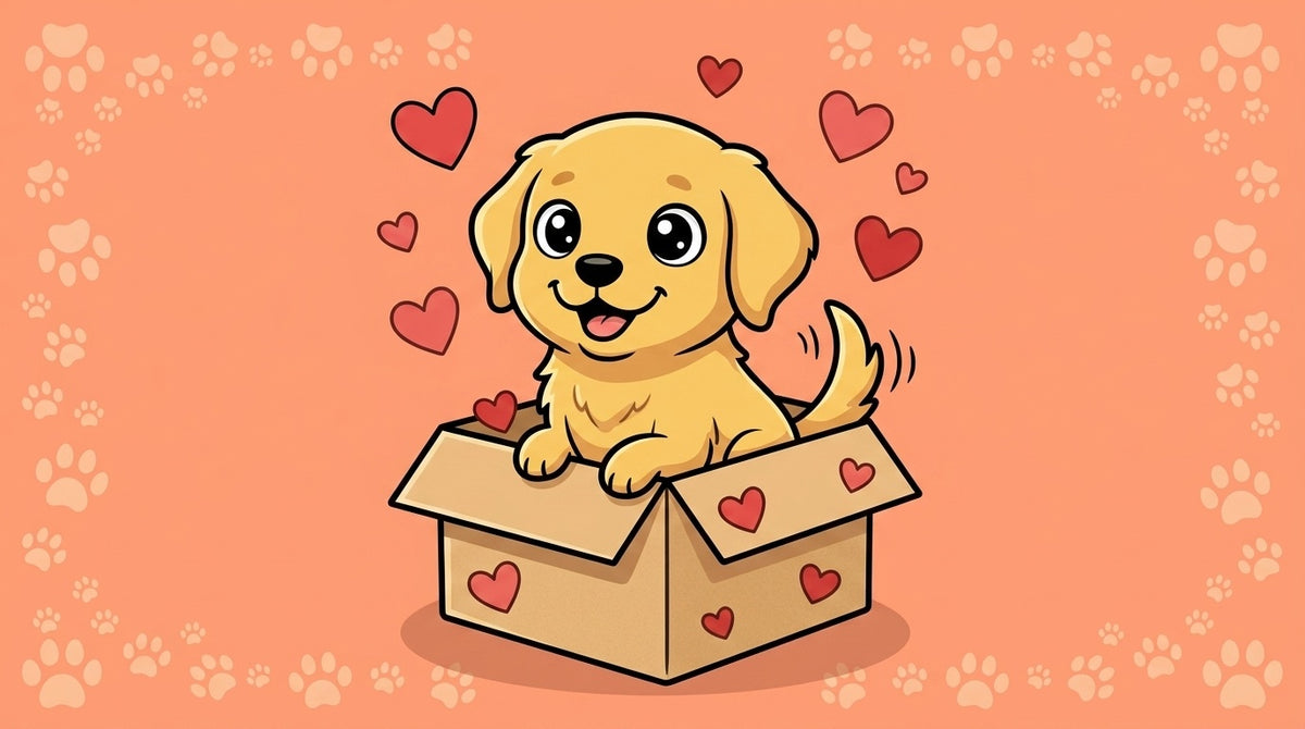 Illustration blog Draw My Pets - adopter golden retriever