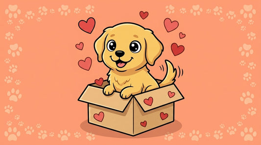Illustration blog Draw My Pets - adopter golden retriever