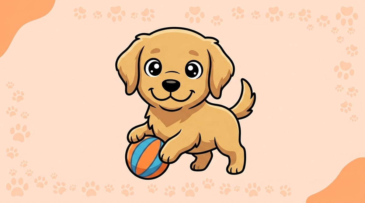 Illustration blog Draw My Pets - golden retriever caractère