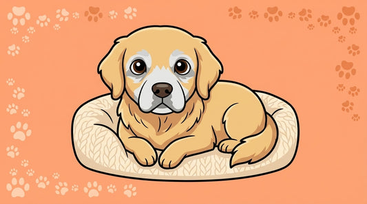 Illustration blog Draw My Pets - espérance de vie golden retriever