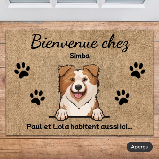 Paillasson personnalisé pour animaux