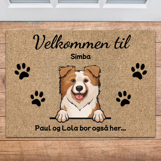 Skræddersyet dørmåtte