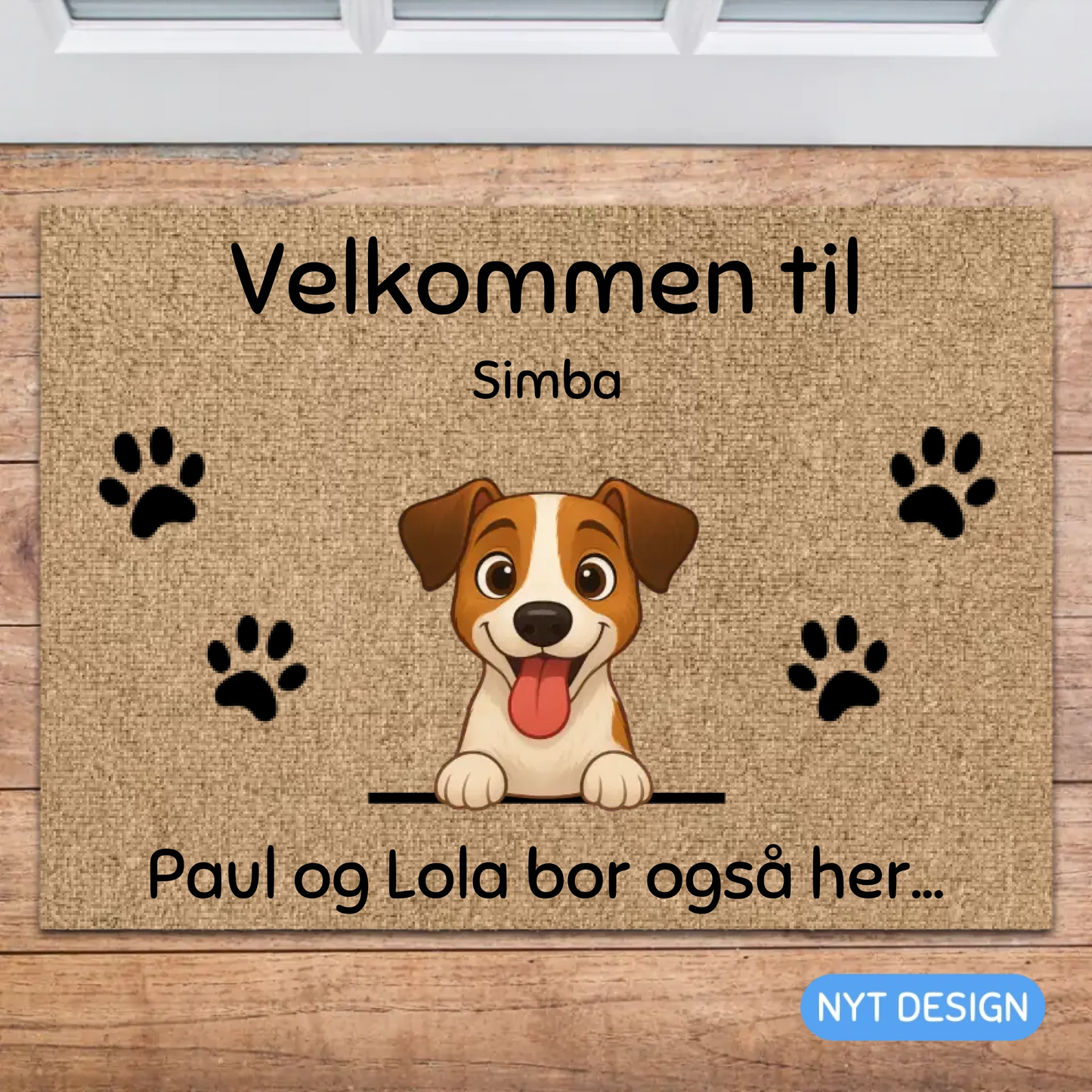 Skræddersyet dørmåtte