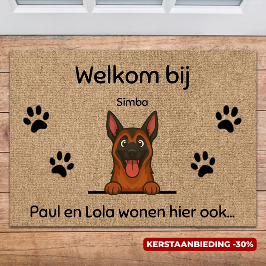 Personlig dørmåtte