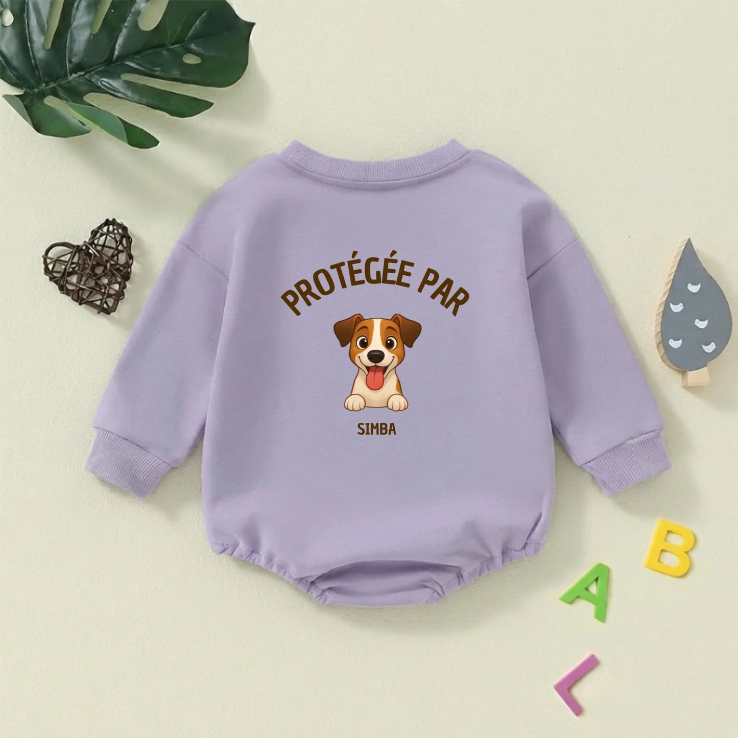 Body pull bébé personnalisé - Protégé par