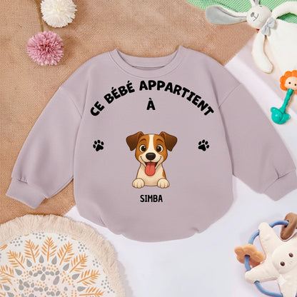 Pull bébé personnalisé - Ce bébé appartient à