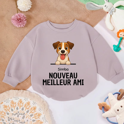 Pull bébé personnalisé - Nouveaux meilleur amis