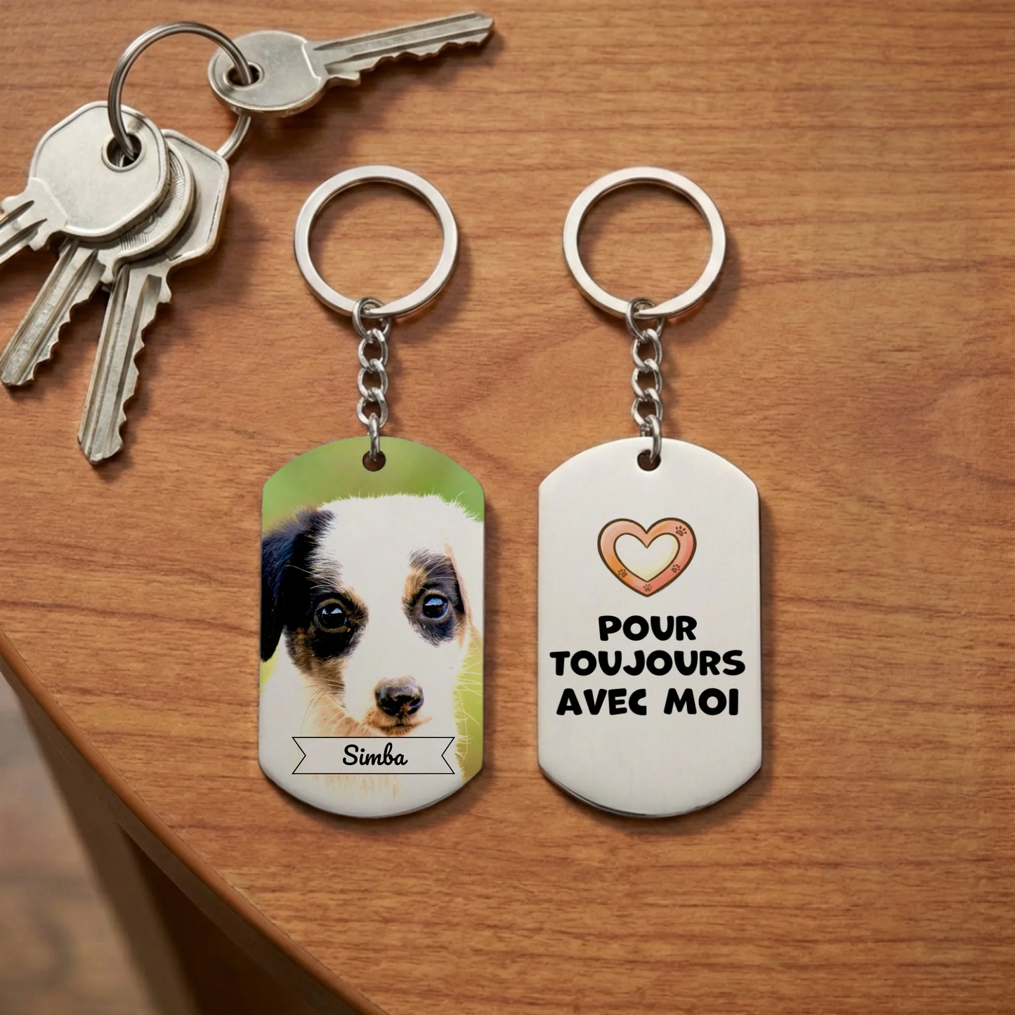 Porte-clés : Pour toujours avec moi