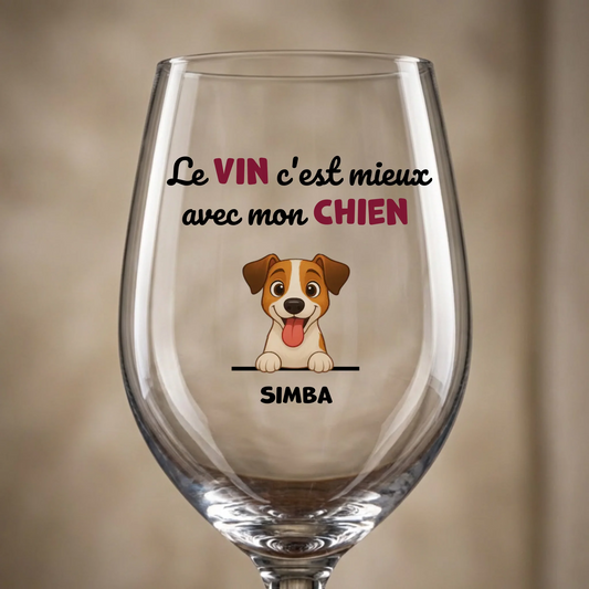 Verre à vin : Le vin c'est mieux avec