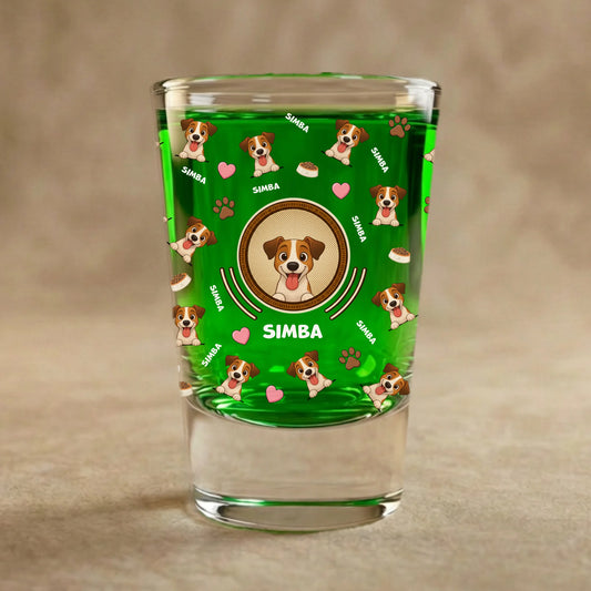 Verre à shot : "Mosaïque"