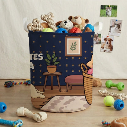 Cesta de juguetes: "Mis juguetes, mi cesta"