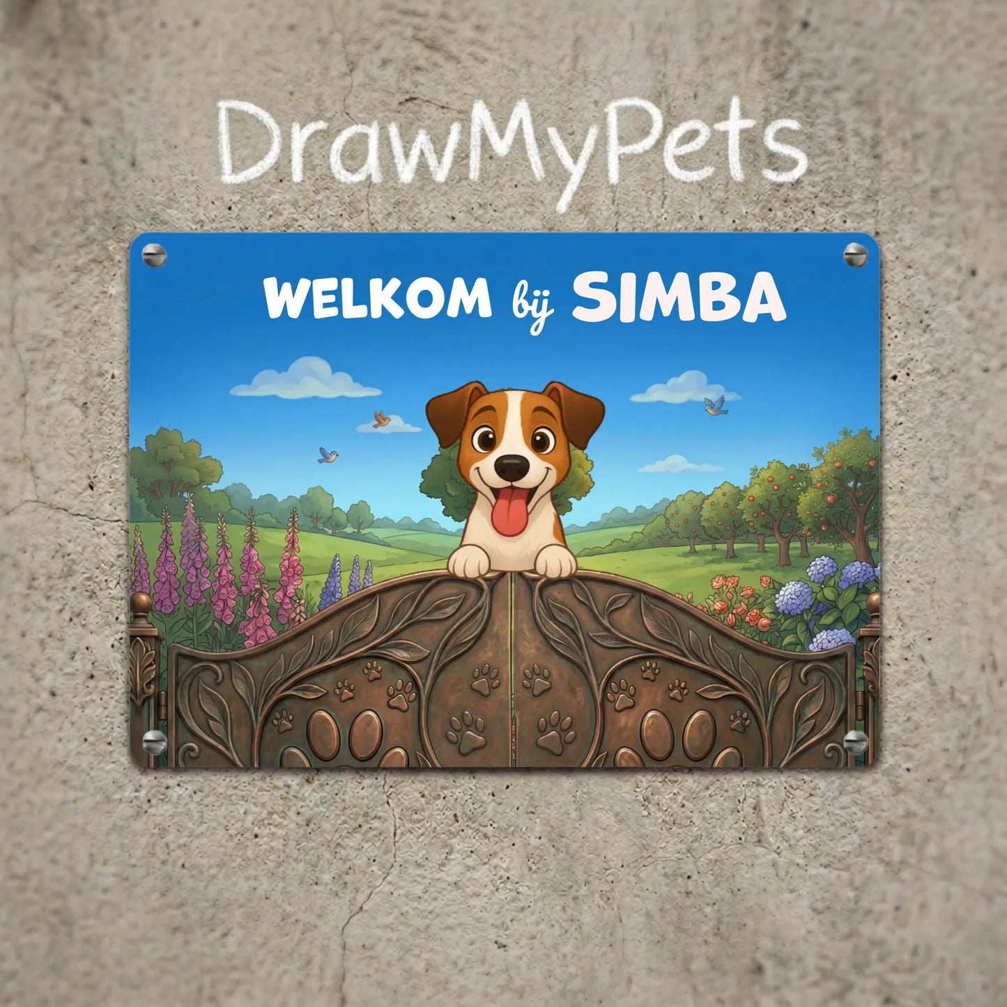 Metalen plaat: Welkom bij #3