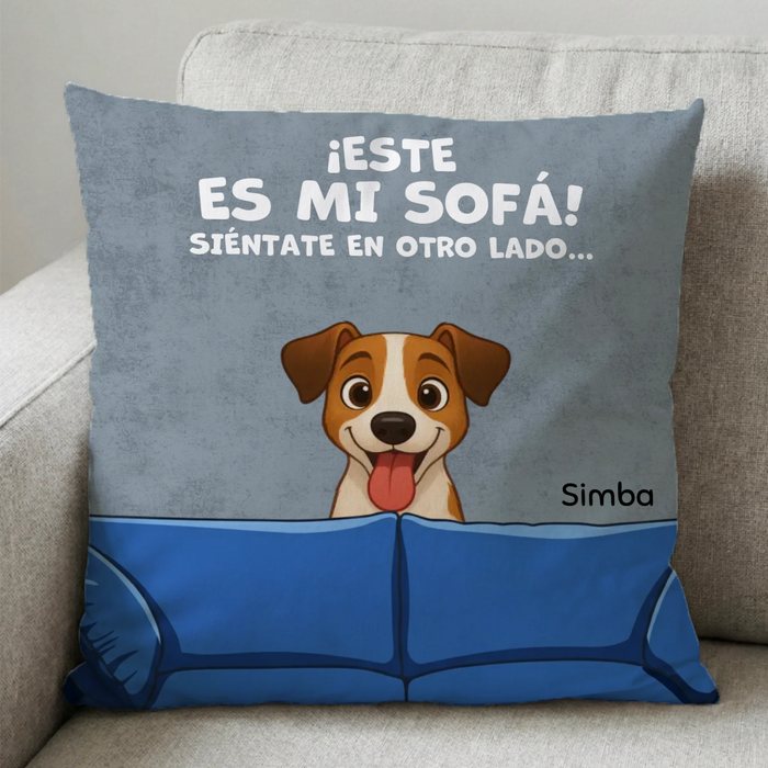Cojín cuadrado - Este es mi sofá