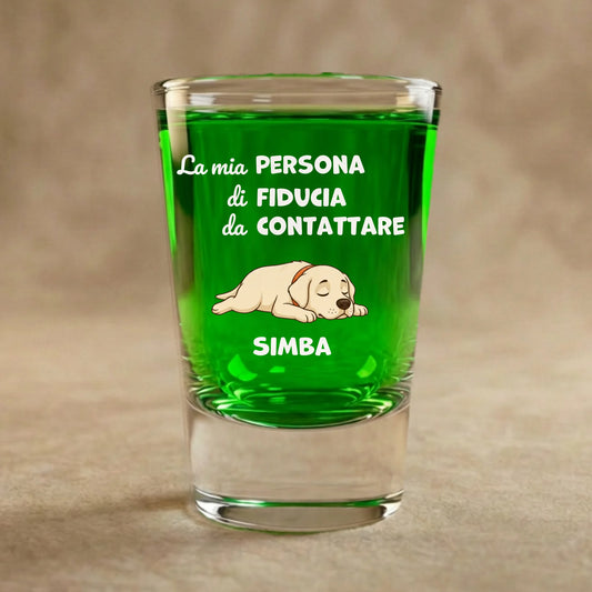 Bicchierino: "Persona di fiducia"