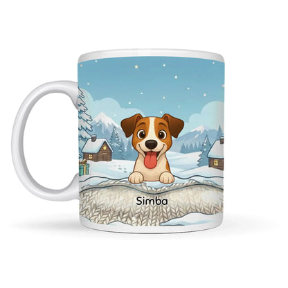 Tasse Céramique : Clair de Lune Enneigé