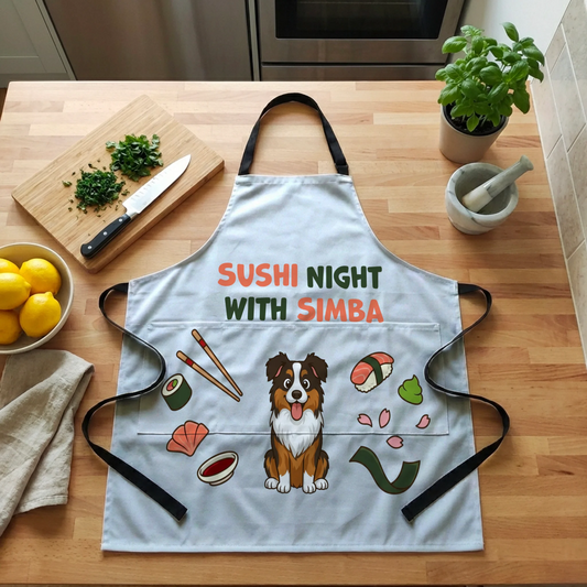 Apron: "Sushi Night with"