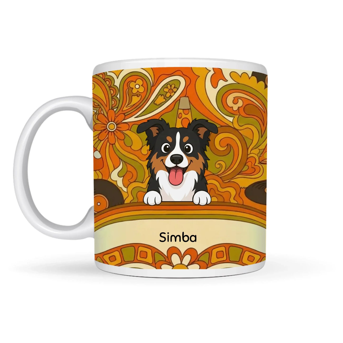 Ceramic Mug: "Psychedelic Sun"
