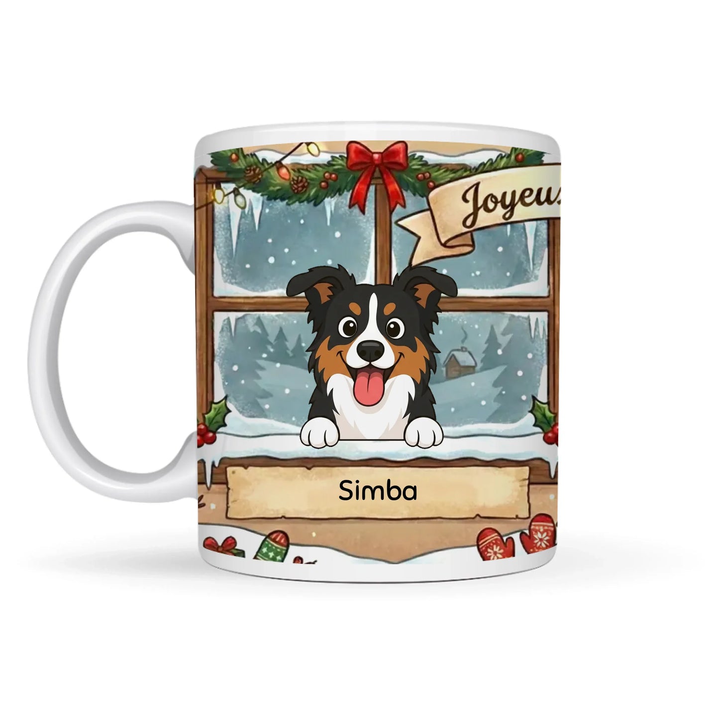 Ceramic Mug: "Merry Christmas at the Chalet"