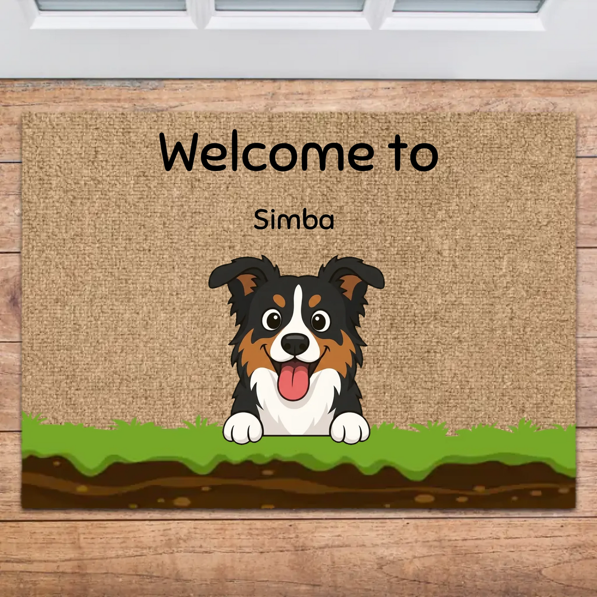 Personalized Doormat – Grass #1