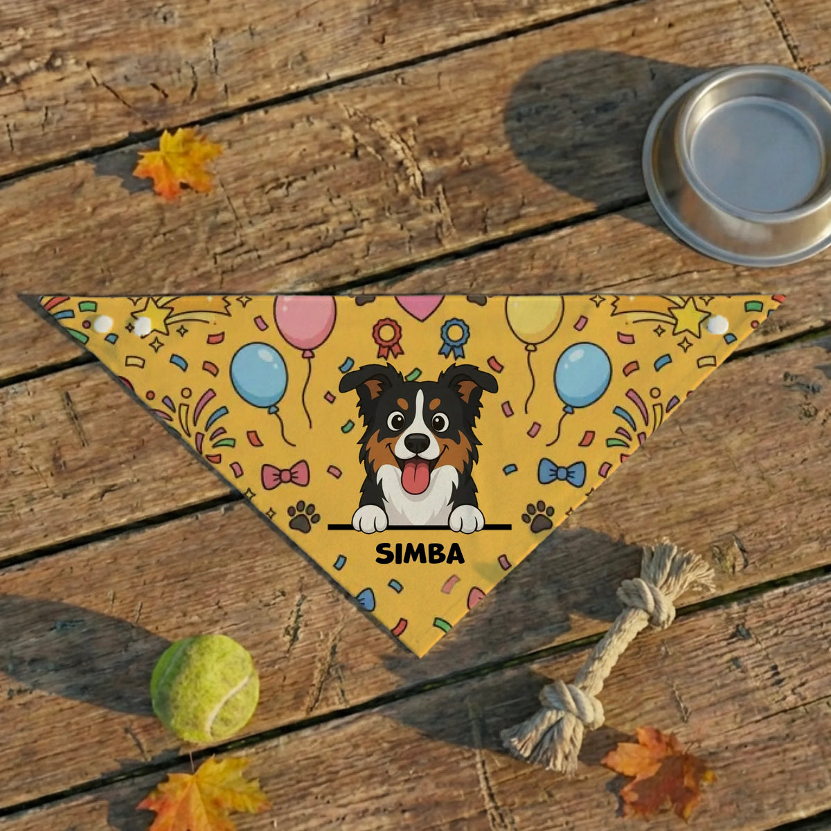 Bandana: "Feliz Aniversário"