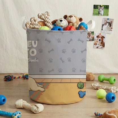Cesto de Brinquedos: "Este é o Meu Cesto"