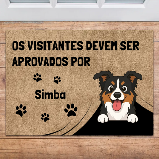 Tapete de entrada personalizado — Aprovados por