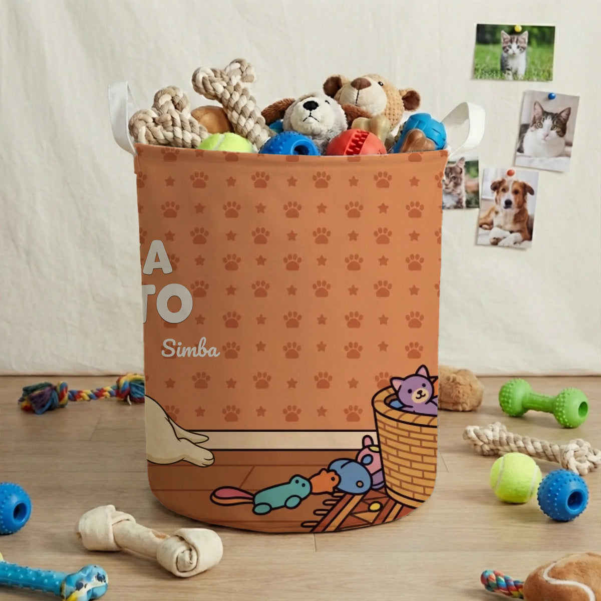 Cesto de Brinquedos: "Não Mexas no Meu Cesto"