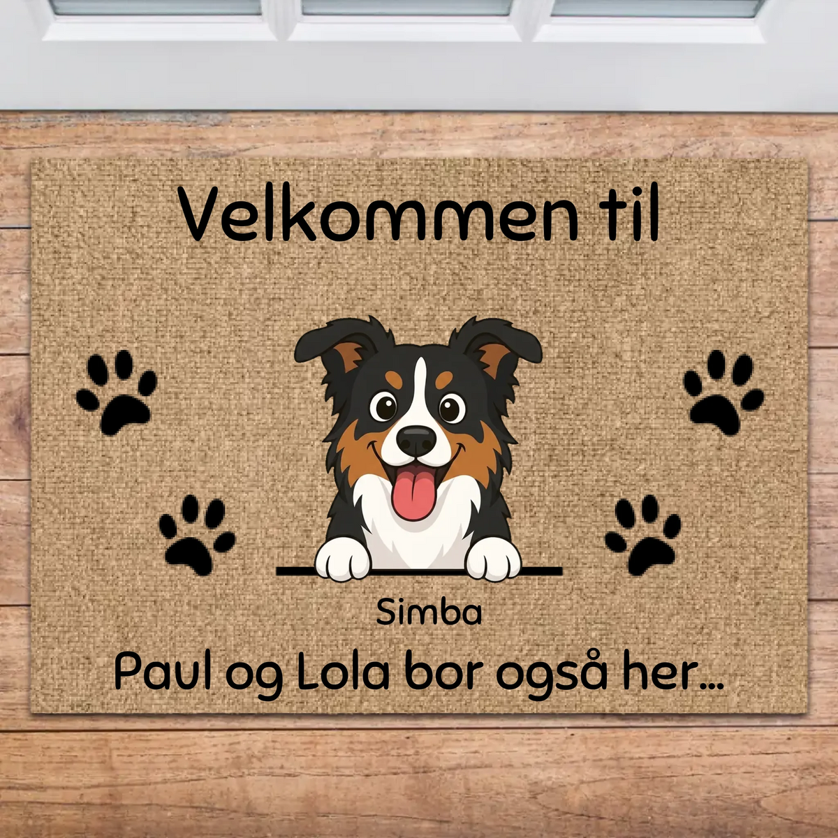 Skræddersyet dørmåtte