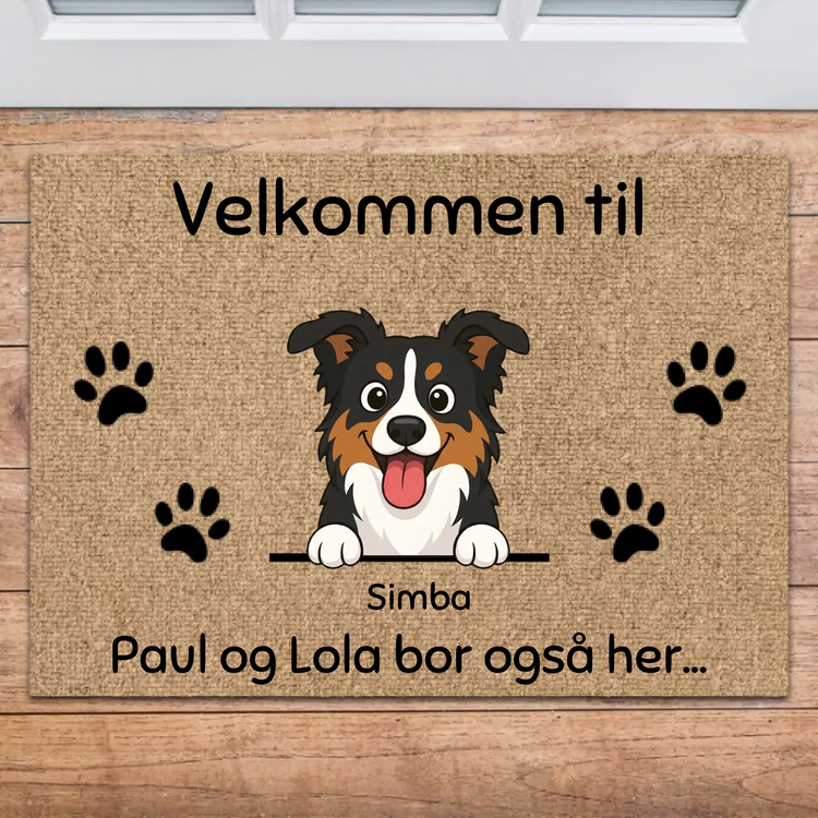 Skræddersyet dørmåtte