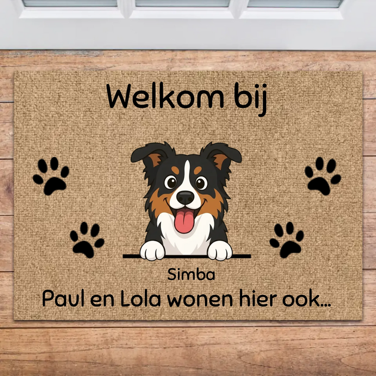 Gepersonaliseerde deurmat