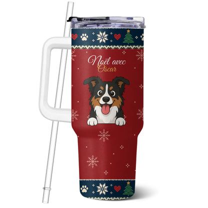 Tumbler : "Noël avec"