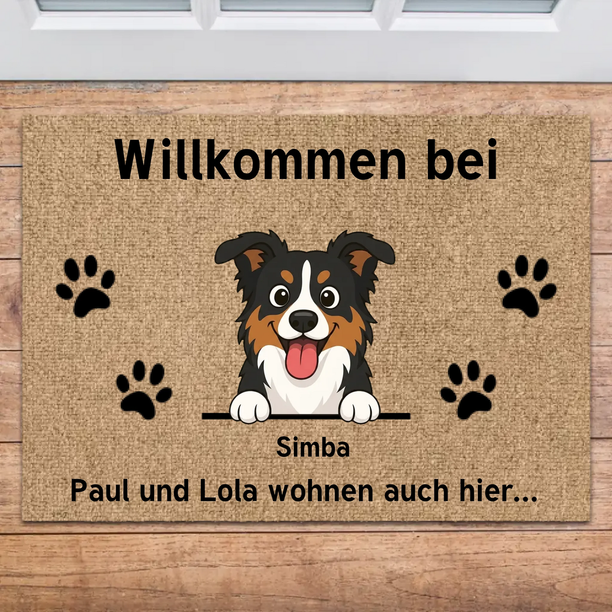 Personalisierte Fußmatte