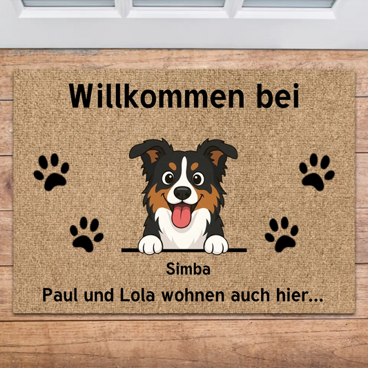 Personalisierte Fußmatte
