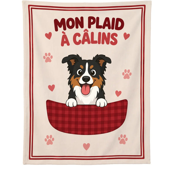 cadre plaid blanc